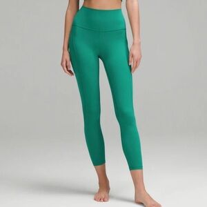 Lululemon Align HR Pant with Pockets 23" Cascade Green Size 12 💚